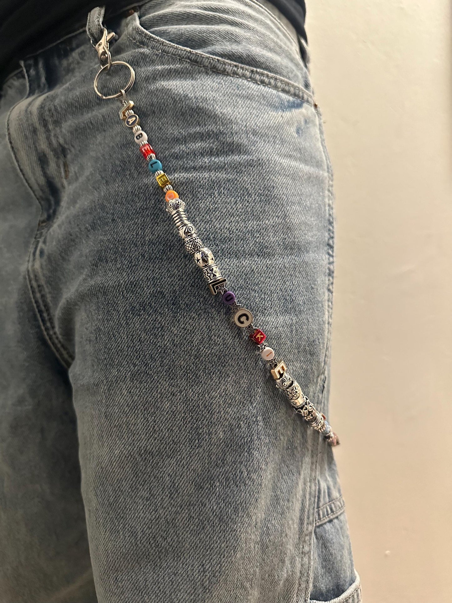 Wallet chain made by Labeled Luckie